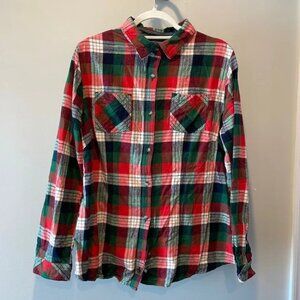 Legendary Whitetails Christmas Colored Flannel Womens Size XL